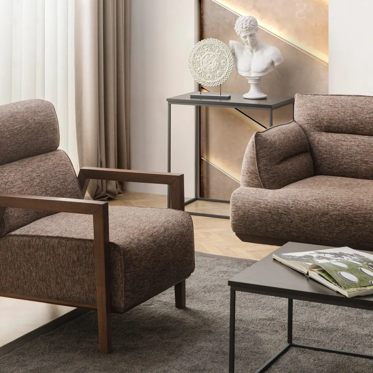 Polo Chair Grau, Bild 3