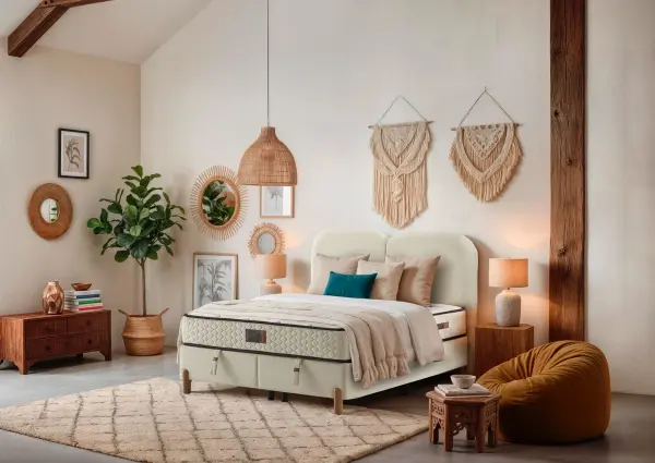 BOHEM Beige, Bett von Süsler Bedding bei Dub@i Möbel Hagen