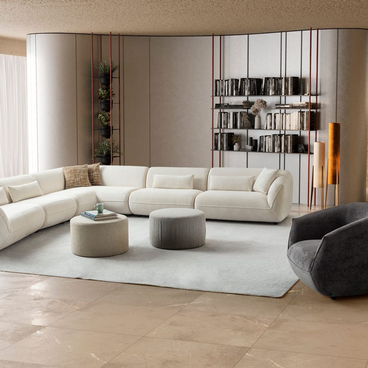 Capri Corner Corner Grau — Bild 2