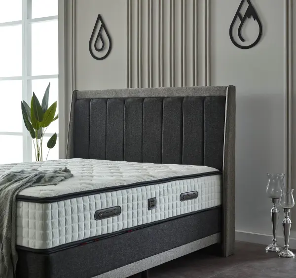 TREND Anthrazit, Bett von Süsler Bedding bei Dub@i Möbel Hagen