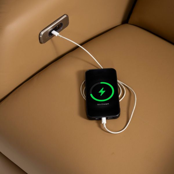 Relaxsessel Beige — Bild 2