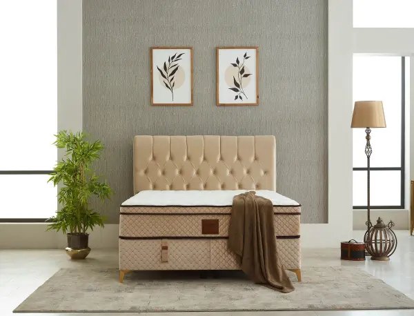 KING ROYAL Beige, Bett von Süsler Bedding bei Dub@i Möbel Hagen
