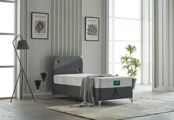 LUNA T Baza Hellgrau, Bett von Süsler Bedding bei Dub@i Möbel Hagen