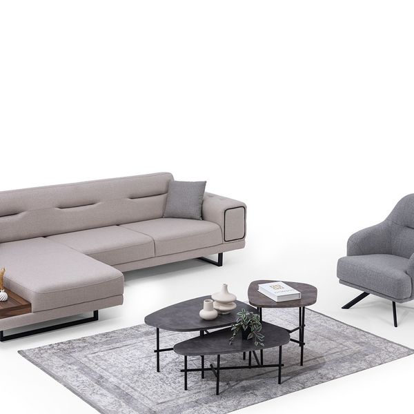 Montana Krem Köşe Koltuk Takımı — Bild 1