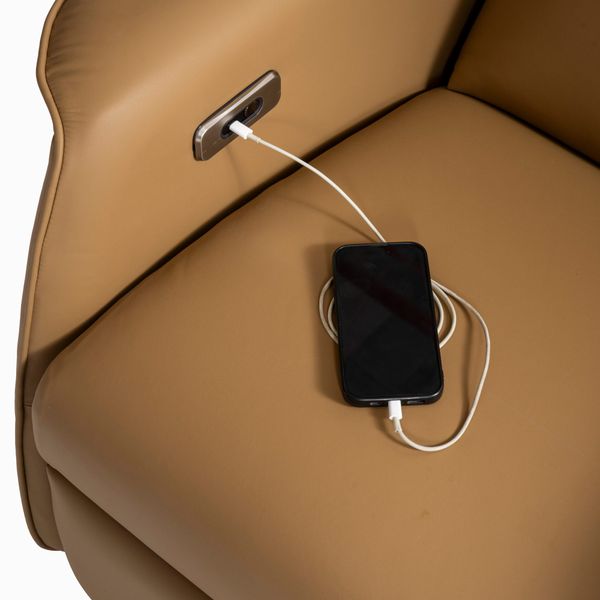 Relaxsessel Beige — Bild 3