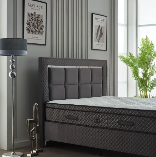 ZEUGMA Anthrazit, Bett von Süsler Bedding bei Dub@i Möbel Hagen