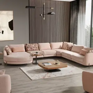 Milan Krem Köşe Koltuk Takımı, Bild 1
