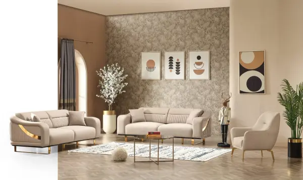 Zimas Katalog 2024 Beige, Sofa von Cekim Möbel bei Dub@i Möbel Hagen