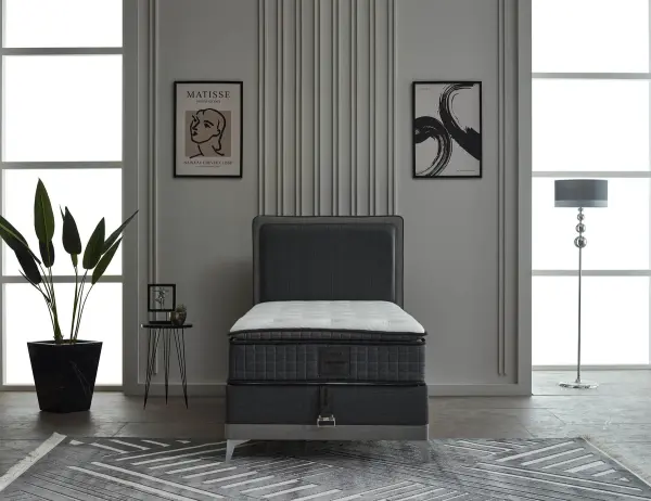 ASPENDOS T Baza Anthrazit, Bett von Süsler Bedding bei Dub@i Möbel Hagen