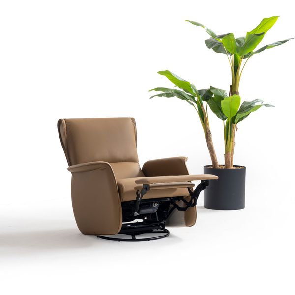 Relaxsessel Hellgrau — Bild 3