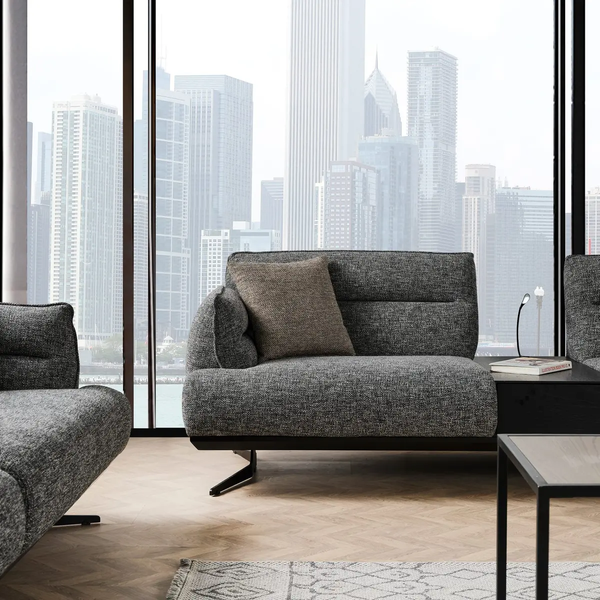 Polo Sofa Set Grau, Bild 2