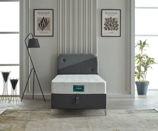 LUNA T Baza Grau, Bett von Süsler Bedding bei Dub@i Möbel Hagen