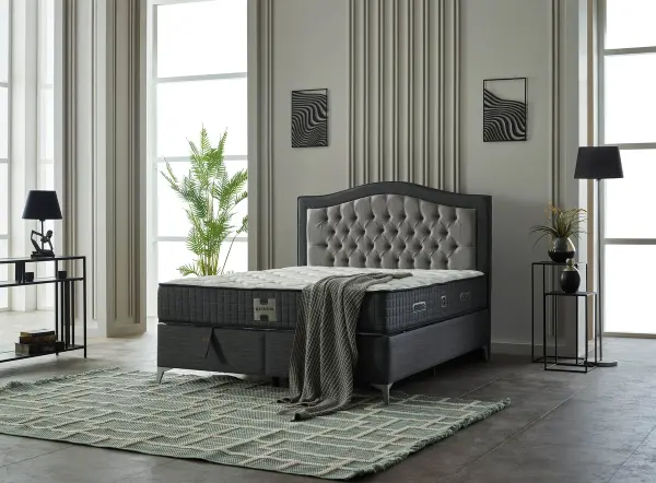 QUEEN Grau, Bett von Süsler Bedding bei Dub@i Möbel Hagen