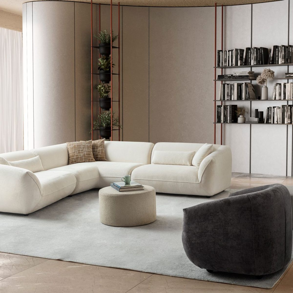 Capri Corner Corner Grau — Bild 3