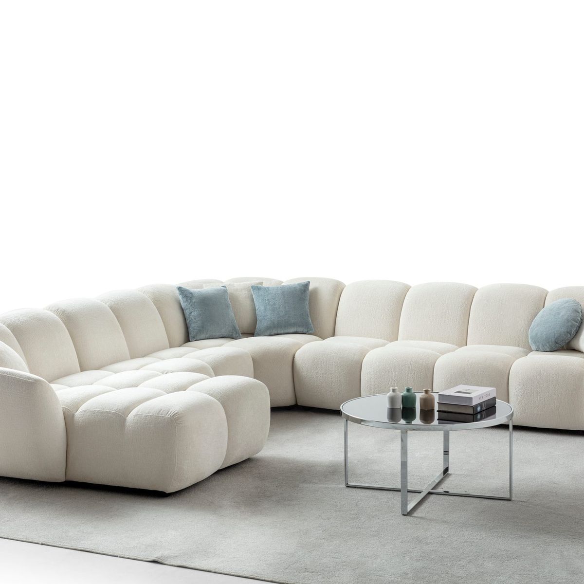 Bonbon Corner Corner Hellgrau — Bild 3