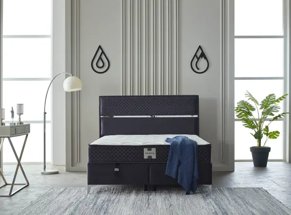 PERLA Grau, Bett von Süsler Bedding bei Dub@i Möbel Hagen
