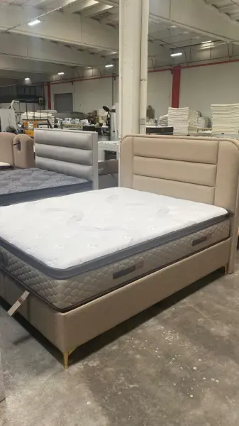 PETRA Hellgrau, Bett von Süsler Bedding bei Dub@i Möbel Hagen